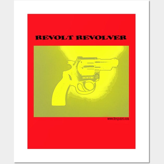 REVOLT REVOLVER Wall Art by Danny Germansen